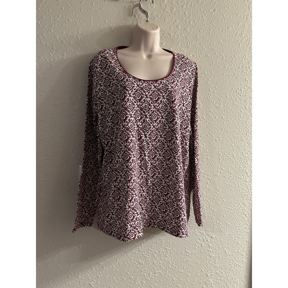 New XXL Kim Roger's Burgundy/White Top #252*10